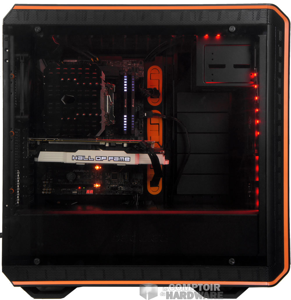 Le panneau latéral en verre trempé et fumé ! /! FRAGILE /!