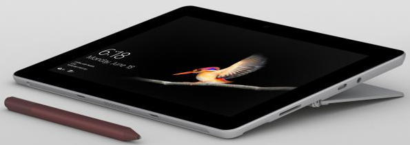 microsoft surface go trois quart