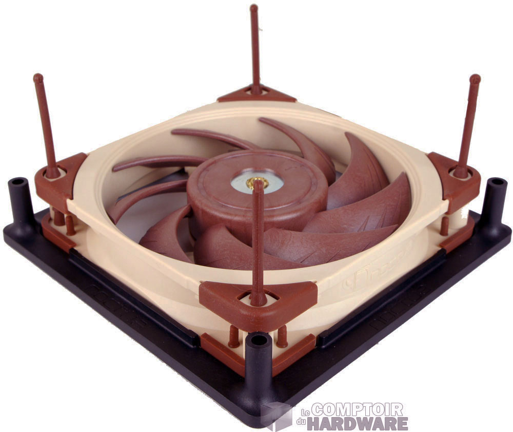 Le ventilateur monté