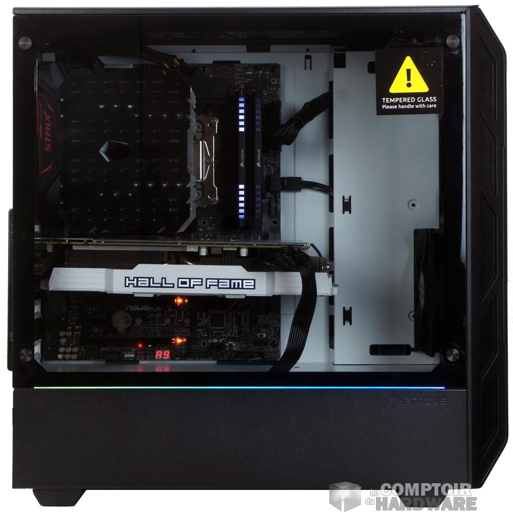 Panneau vitré transparent pour le P350X