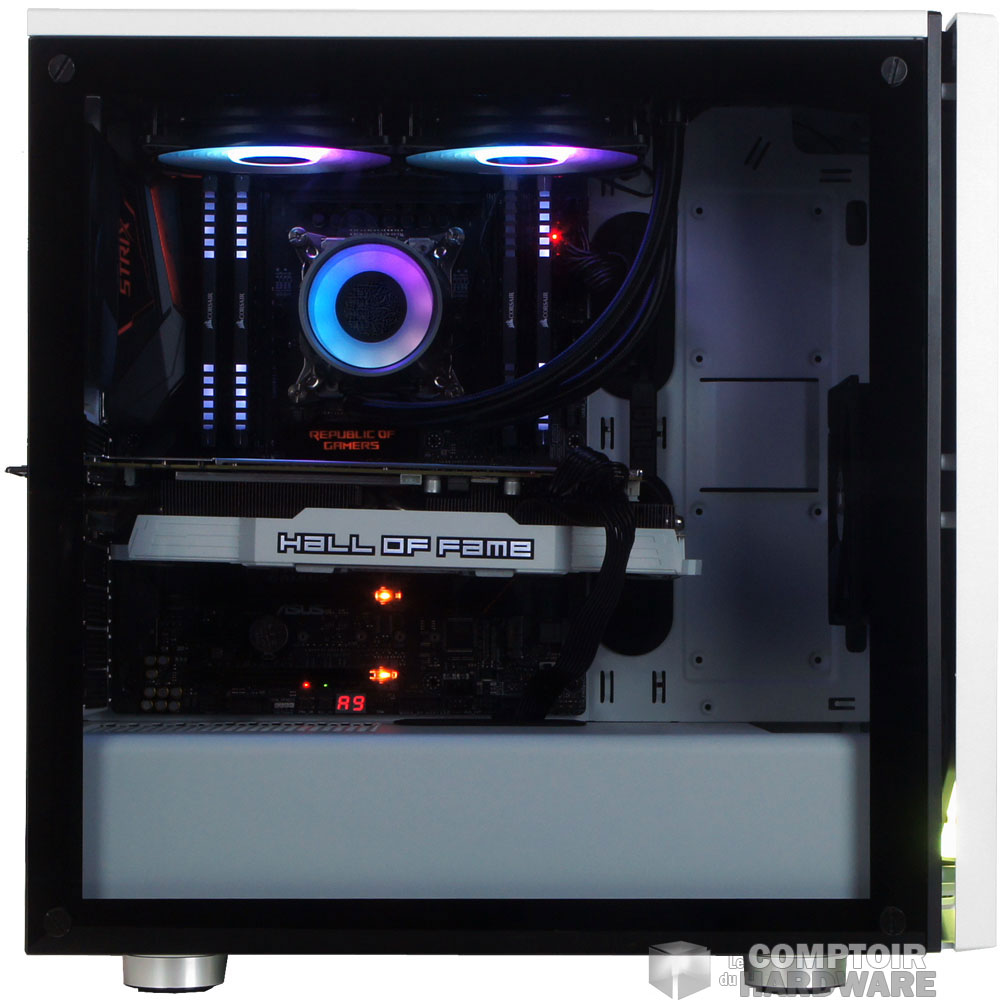 Panneau en verre trempé sur le SPEC-06