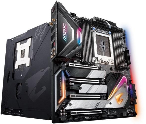 gigabyte aorus x399 xtreme devant derriere