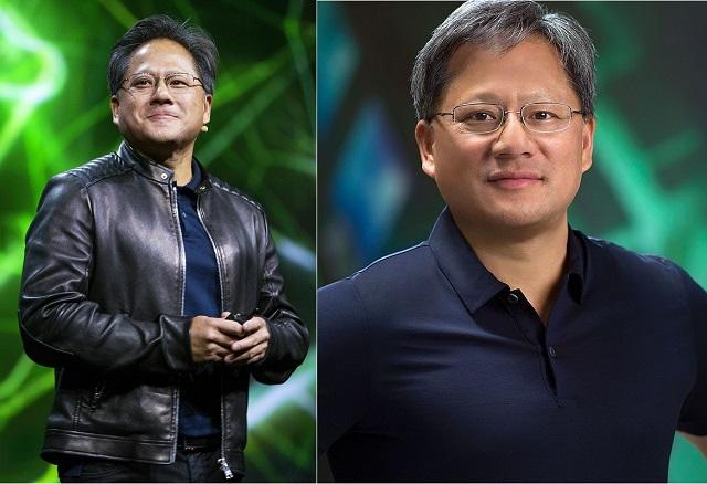 jensen huang tshirt ou cuir