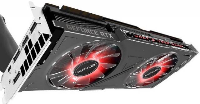 kfa2 geforce rtx oc rear