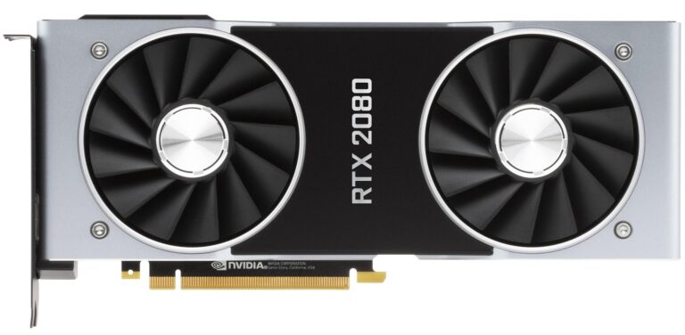 RTX 2080 face avant