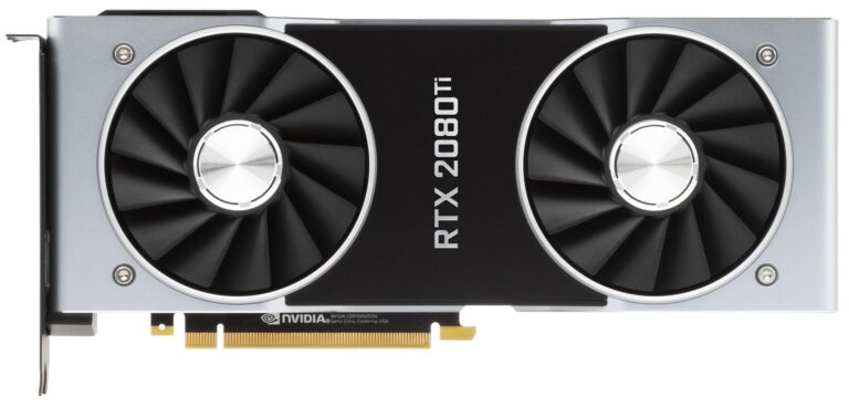 RTX 2080 face avant Ti