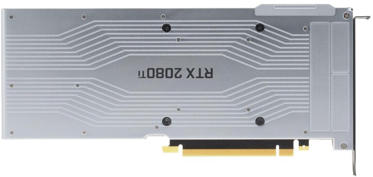 RTX 2080 Ti face arrière
