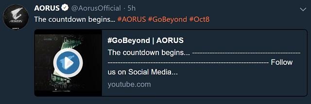 aorus gigabyte z390 octobre 8