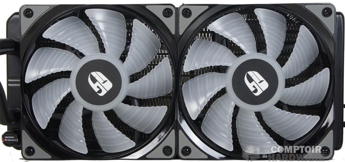 Les deux ventilateurs de chez Gamer Storm