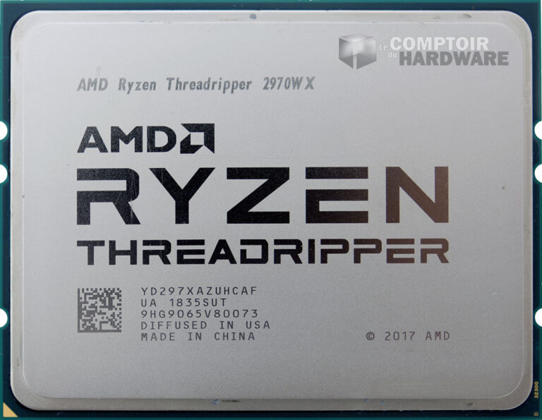 Threadripper 2970WX face avant