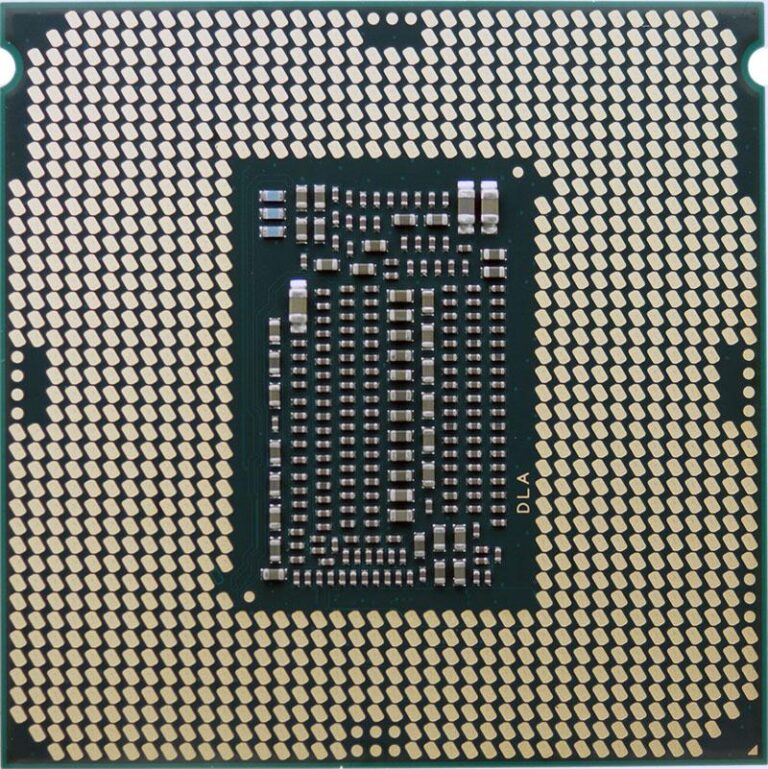 Core i9-9900K face arrière