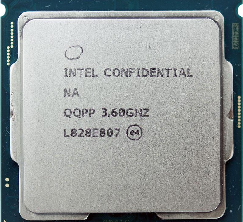 Core i9-9900K face avant