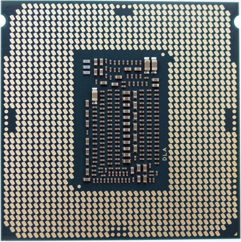 Core i9-9900K face arrière