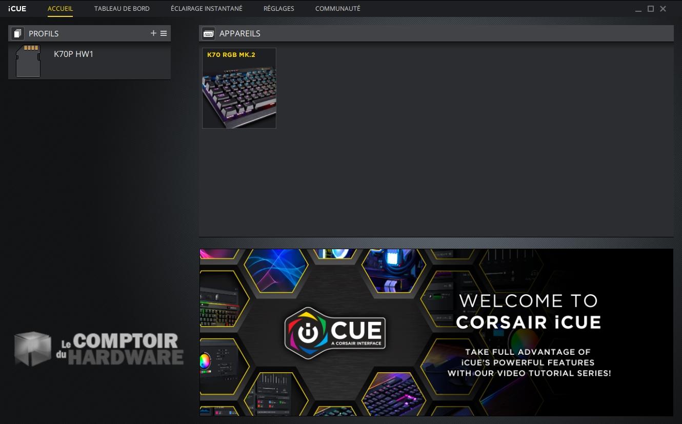 Corsair iCUE sous toutes ses coutures