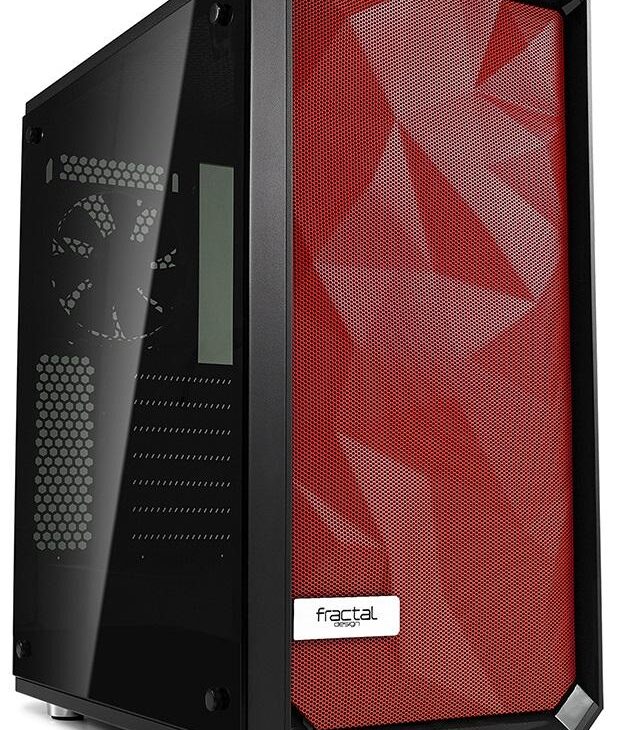 Le Meshify C en Rouge et noir