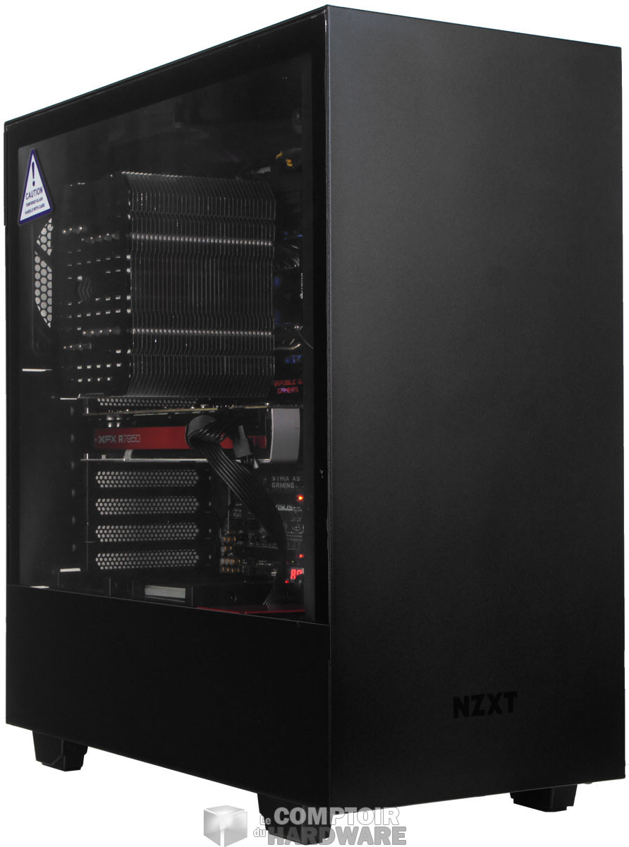 Le NZXT H500 en entier