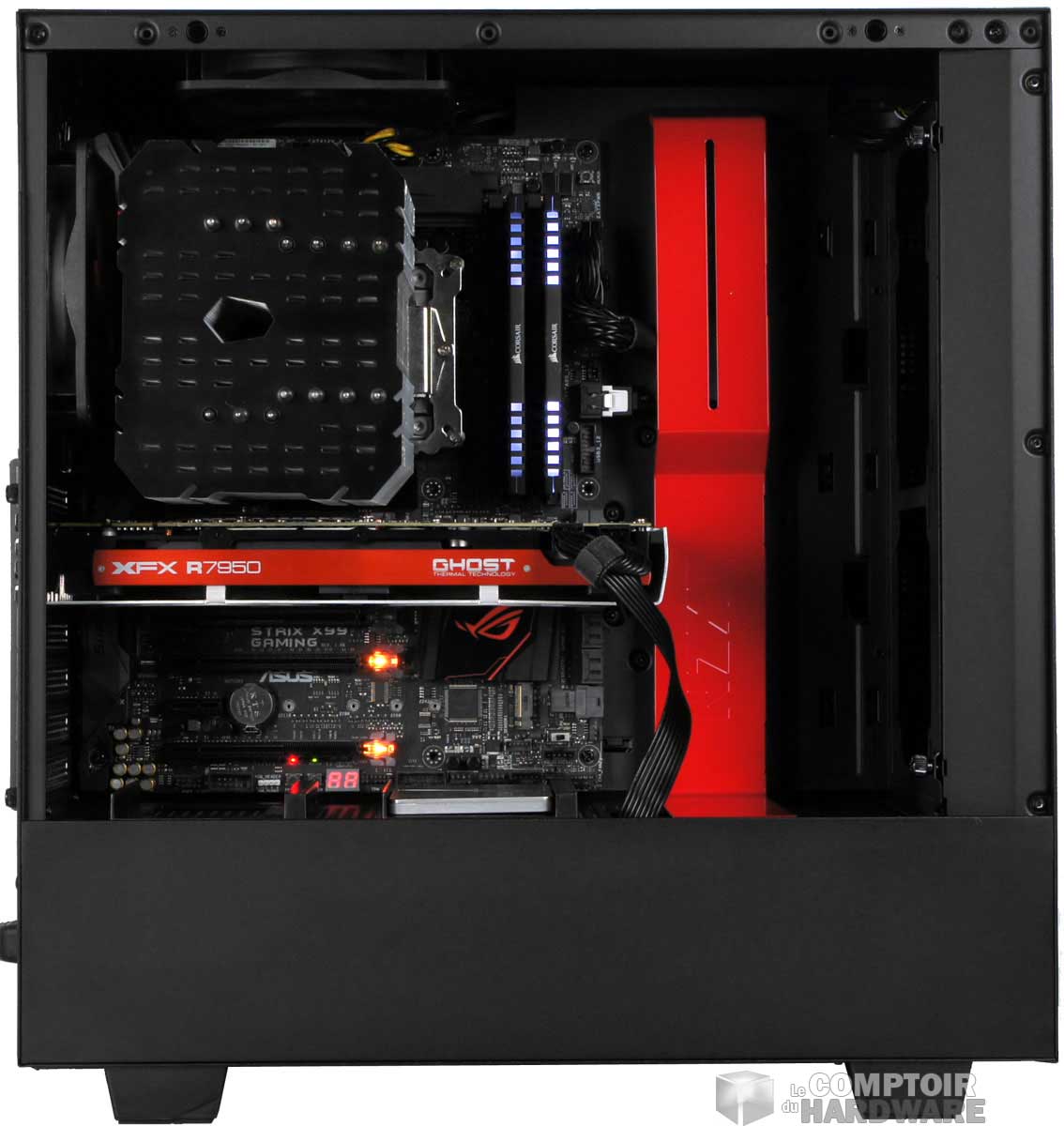 Le H500 vu de l'intérieur