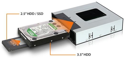 icy dock flexidock mb975sp b