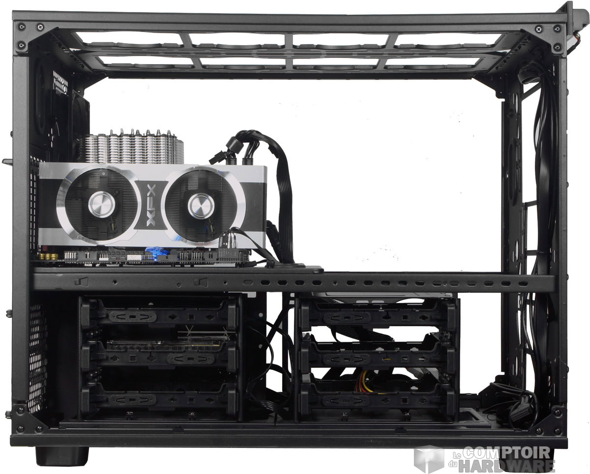 Le squelette vu sur la gauche