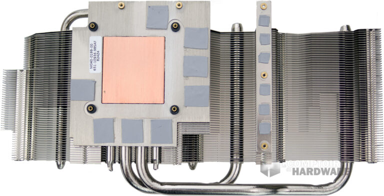 Sapphire RX 590 Nitro+ SE : radiateur