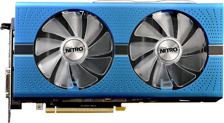 Sapphire RX 590 Nitro+ SE face avant