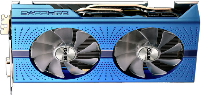 Sapphire RX 590 Nitro+ SE vue 3/4
