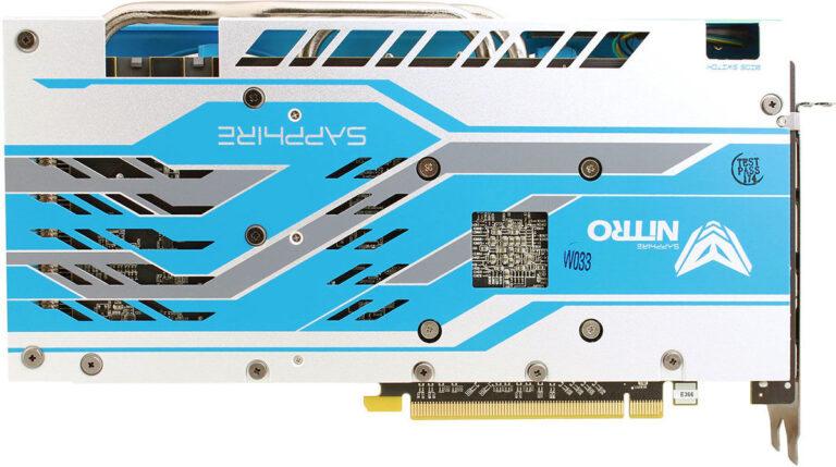 Sapphire RX 590 Nitro+ SE face arrière