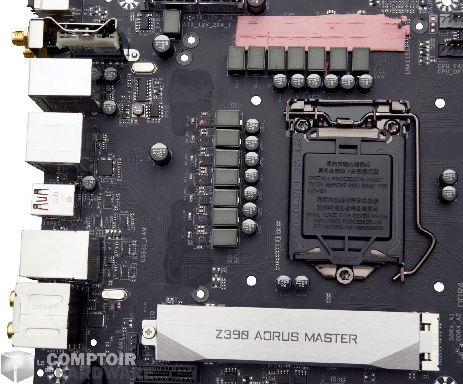 aorus z390 master - VRM