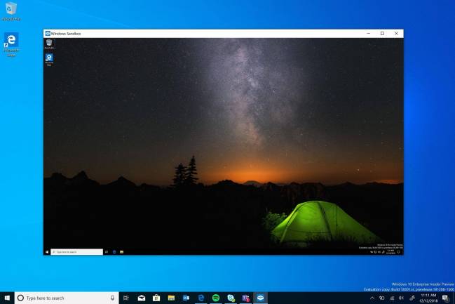 windows sandbox desktop