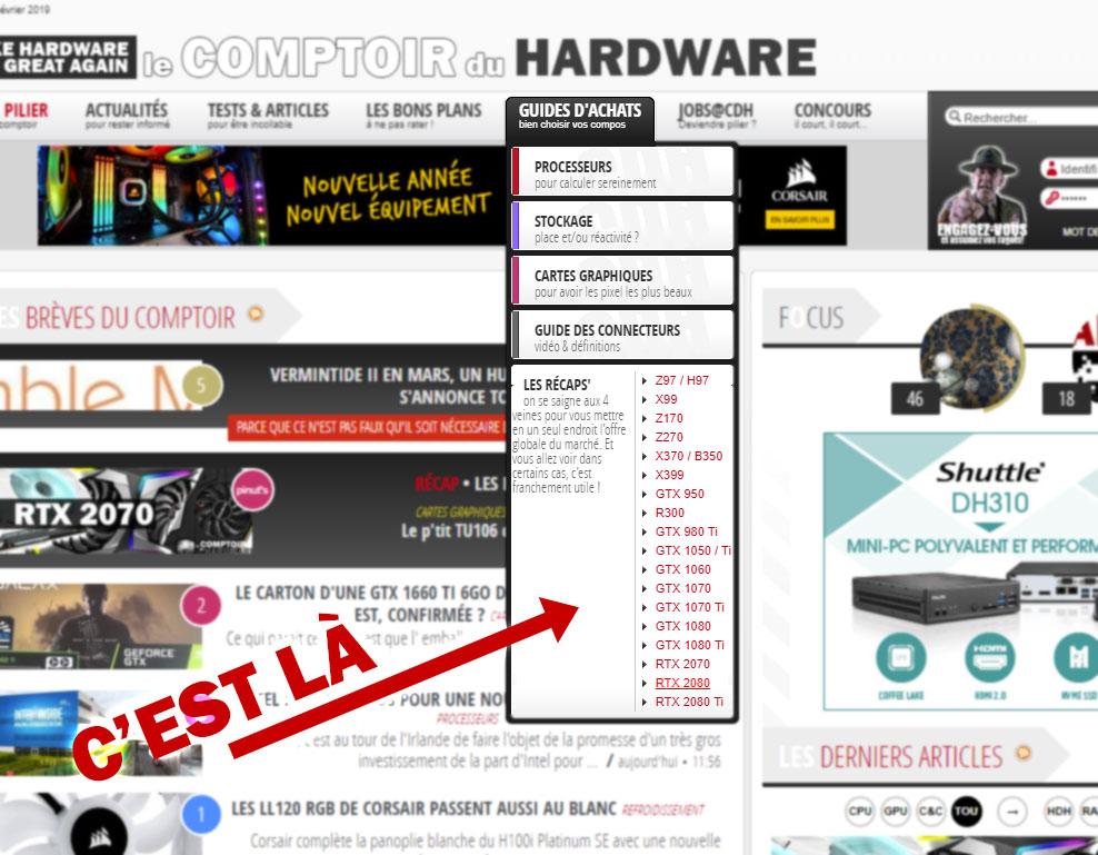 Acces aux recaps en 1 clic amazing comme truc !