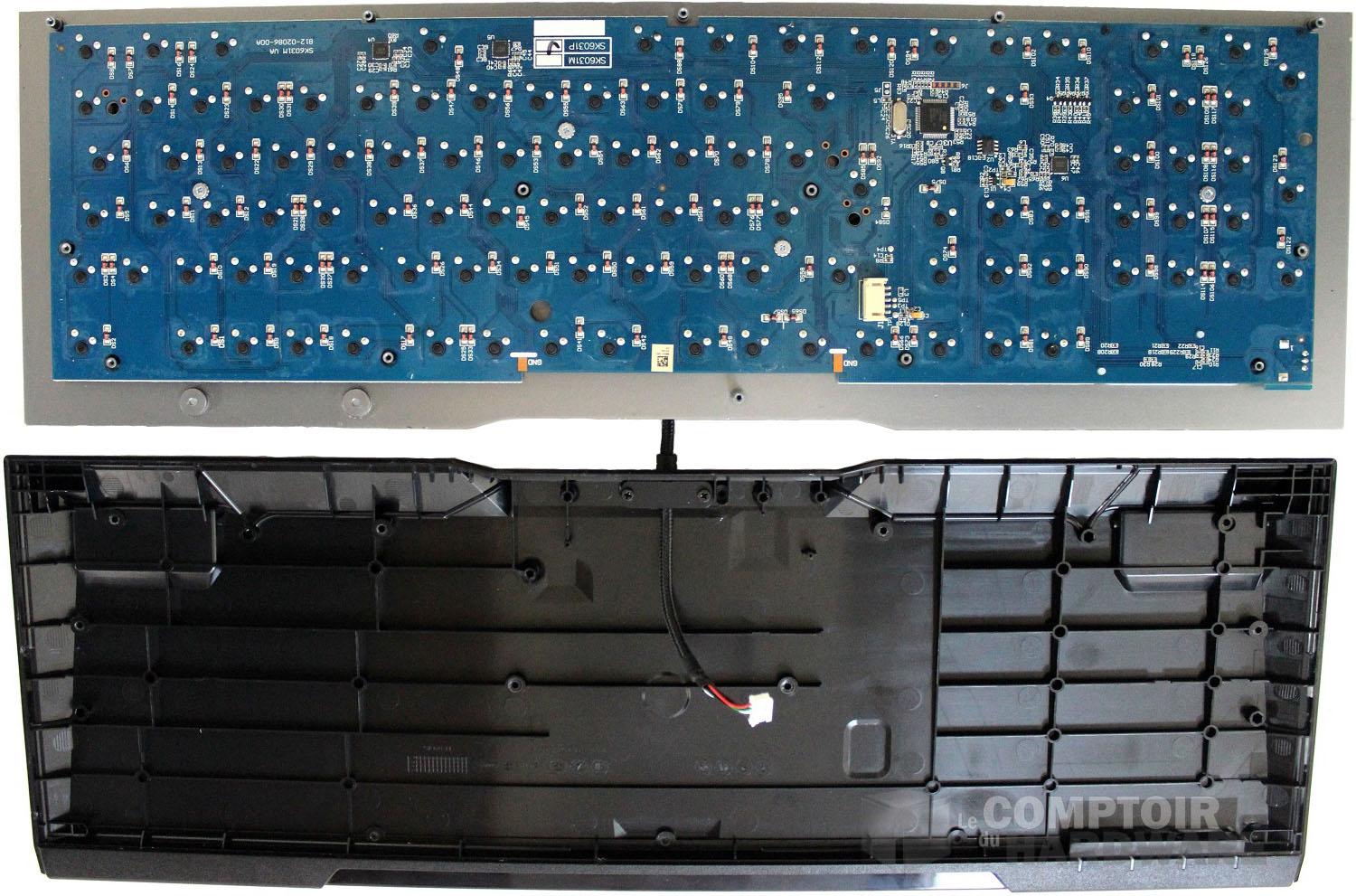 Roccat Vulcan 120 : Coque + PCB