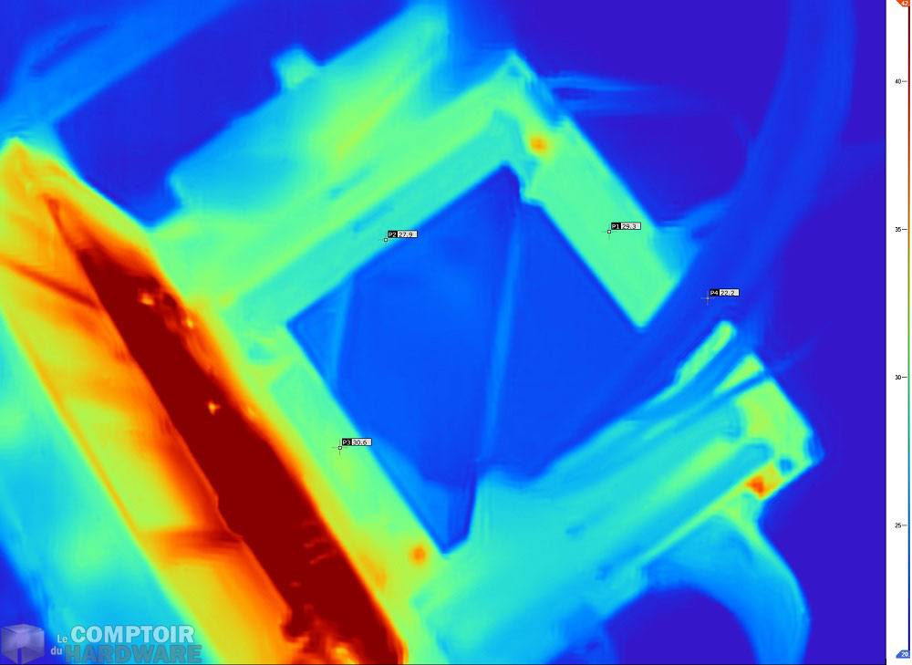 Prise de vue au repos, après 30 minutes