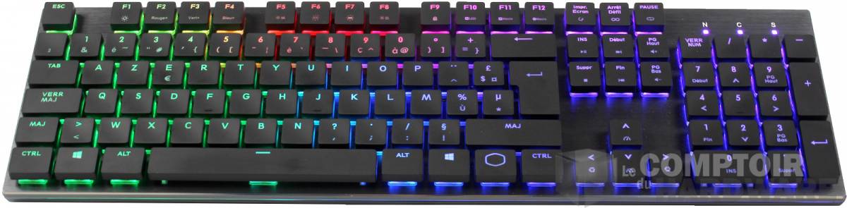 coolermaster sk650 : rgb on