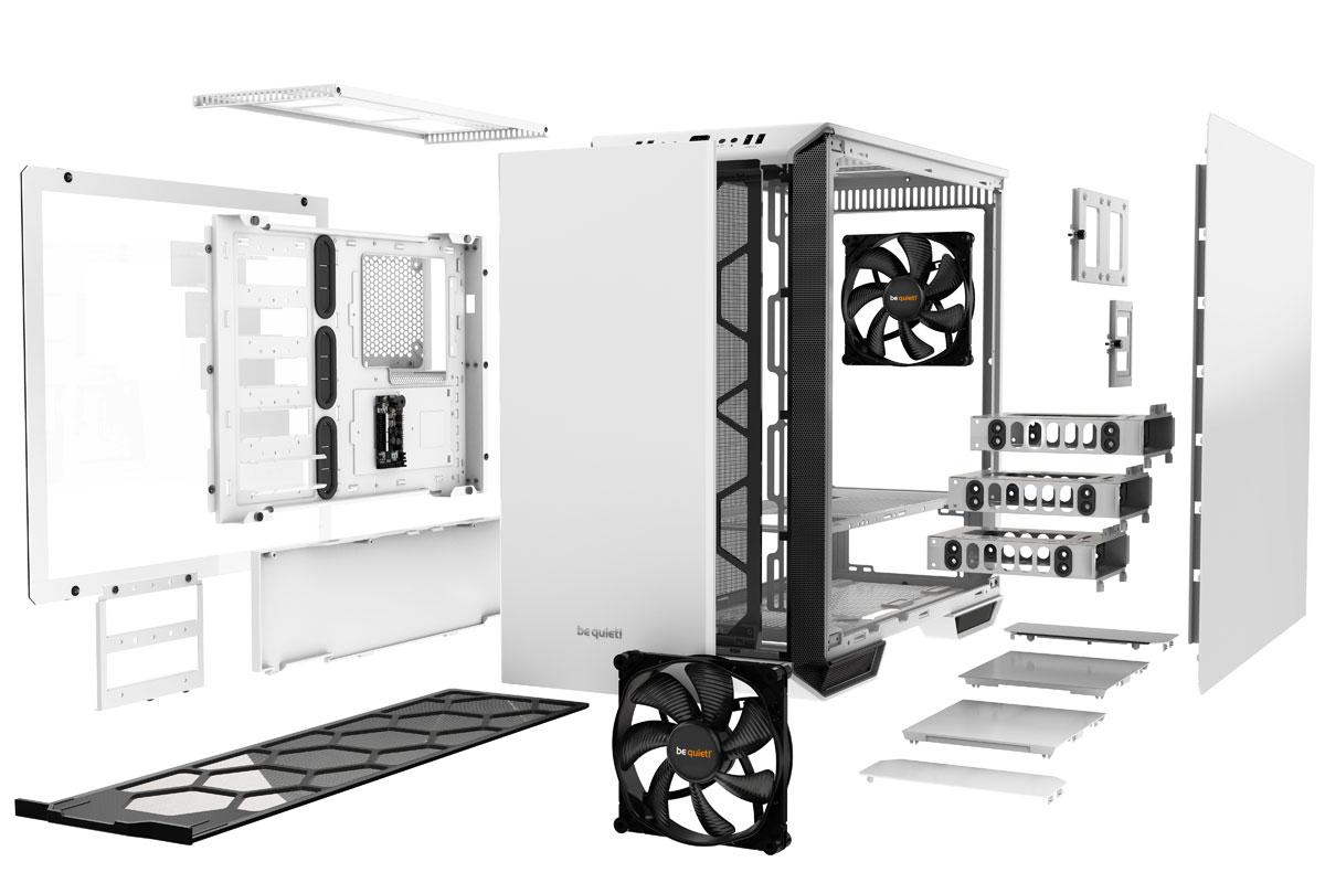 Le Dark Base 700 White Edition en morceaux