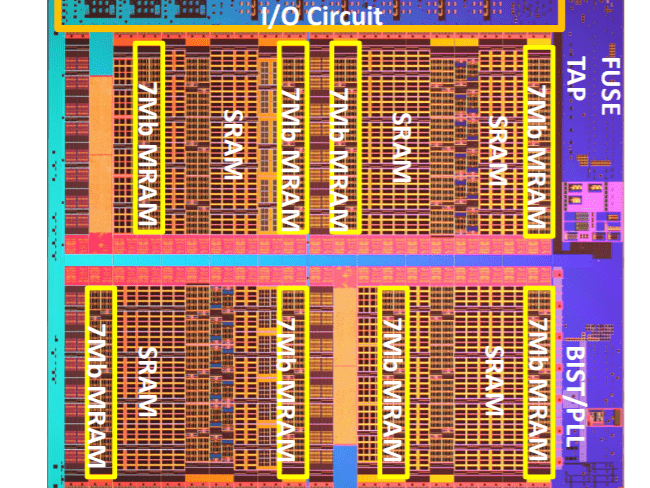 intel mram die
