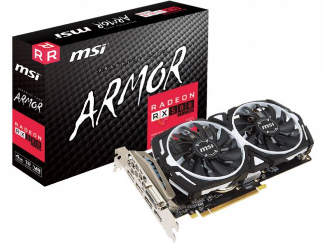 msi rx 580 2048sp armor