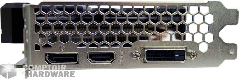 Palit GTX 1660 Ti StormX : connecteurs vidéo