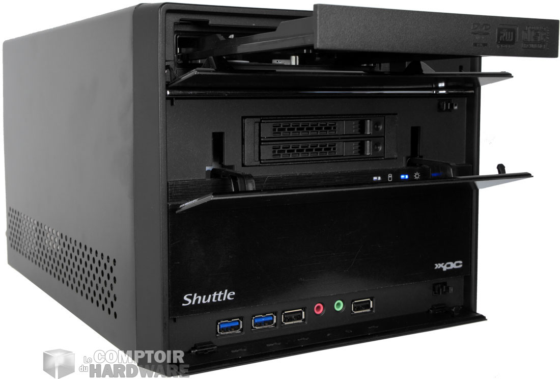 La face avant du SH370R6 Plus grande ouverte