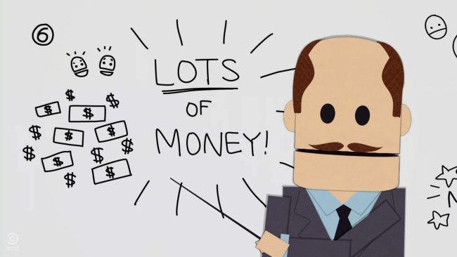 south park canadien argent