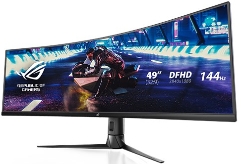 asus strix xg49vq front