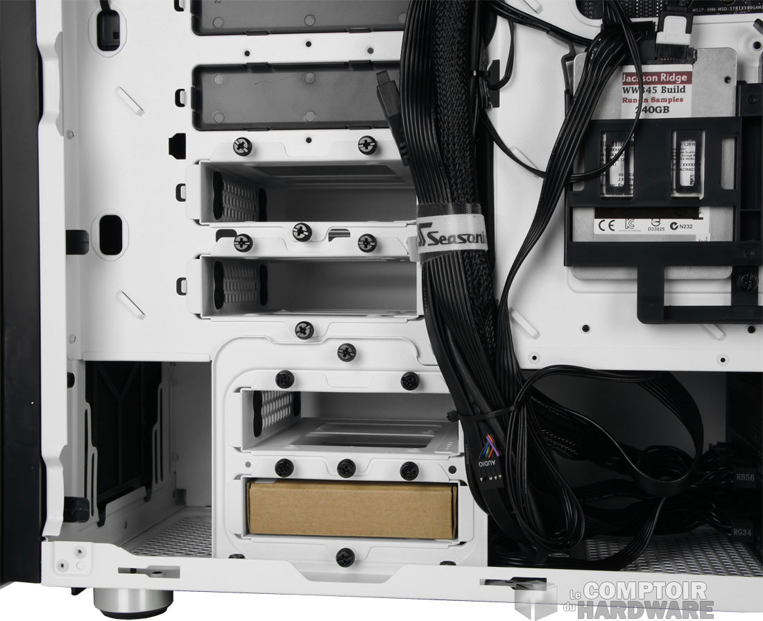 Le stockage sous le compartiment