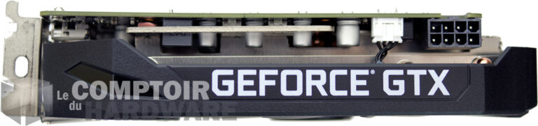 Gainward GTX 1660 Pegasus : connecteurs d'alimentation