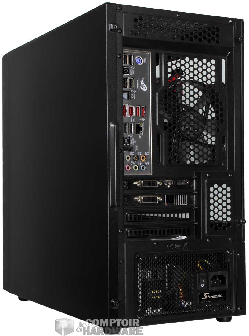 L'arrière du châssis, classique de nos jours.