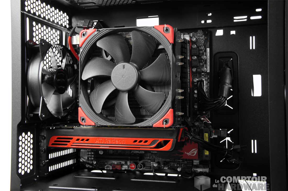 L'arrière avec le second 120 mm en extraction