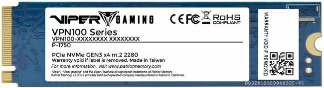 patrio ssd viper vpn100 recto