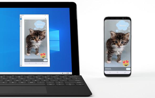 windows 10 phone mirroring