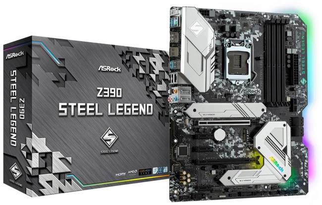 asrock z390 steel legend package
