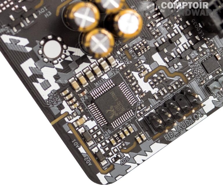 asrock b450m steel legend - système audio acl892