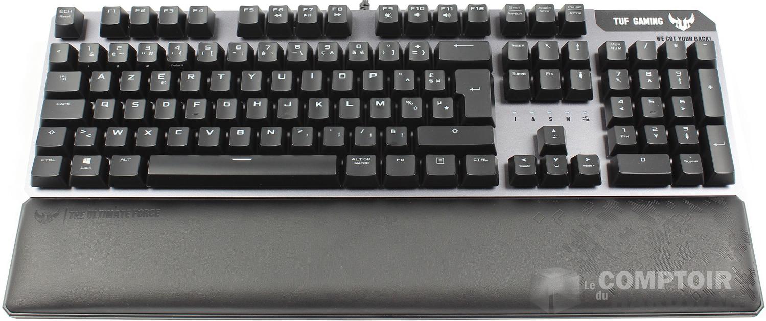 asus k7 tuf gaming avec repose poignet