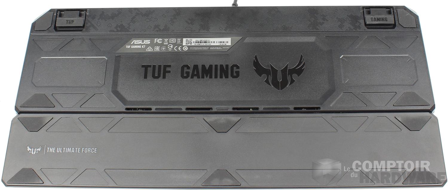 asus k7 tuf gaming repose poignet dos cdh t